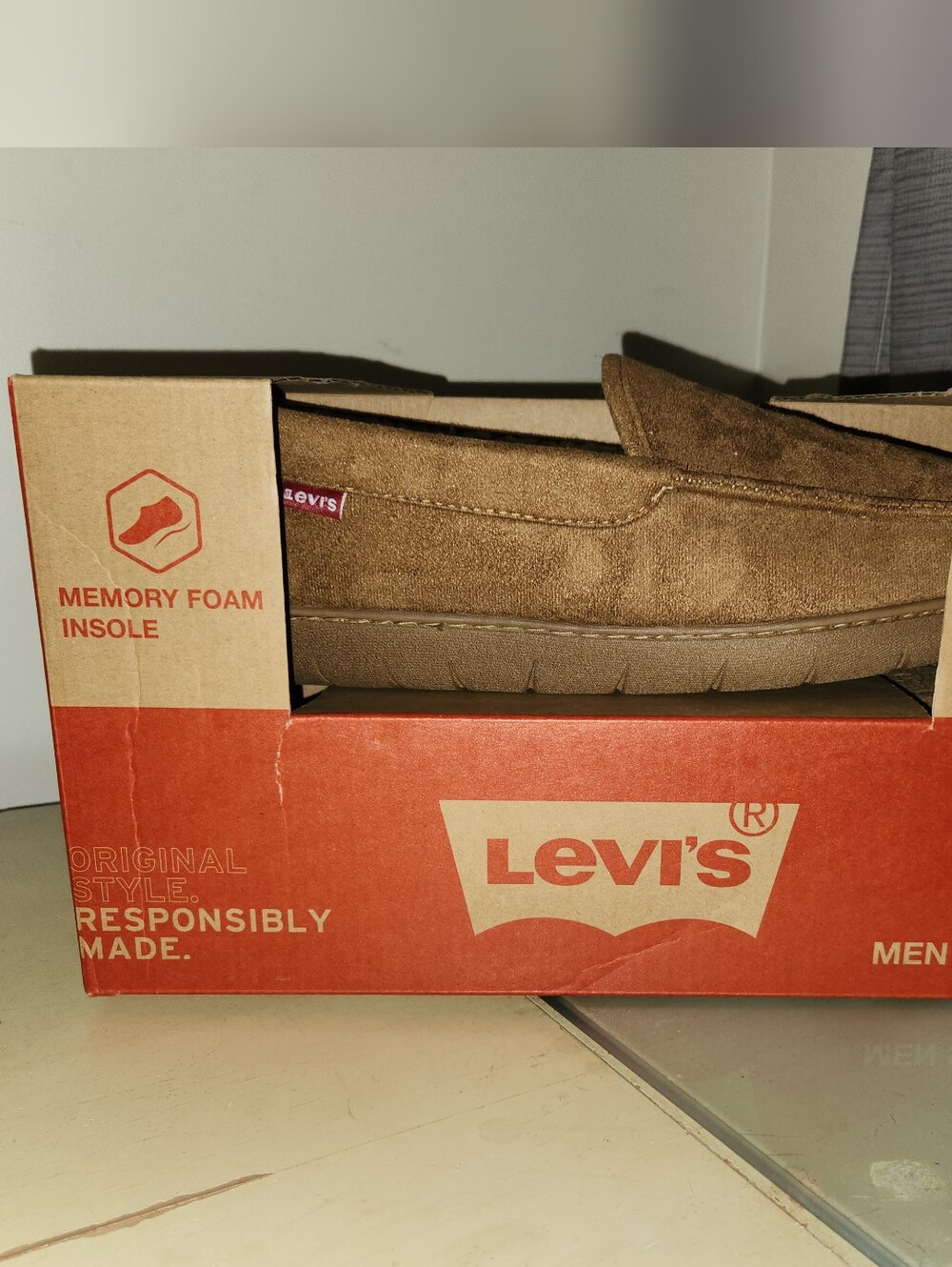 Levi's Men's Slip-On Suede Loafer - Brown